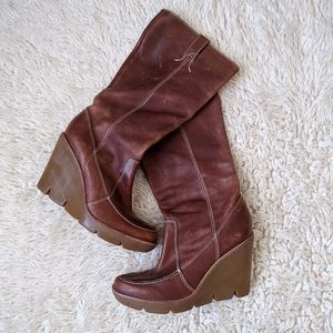MICHAEL KORS • Tall Wedge Boots